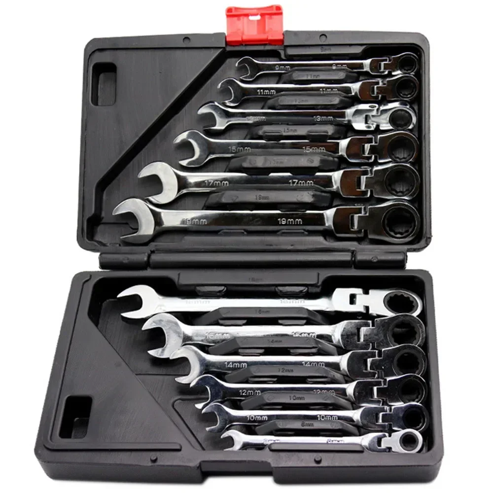 Motorcycle Gear Tidy - Esnek Başlı Kilitlenebilir Kombinasyon Anahtar Seti
