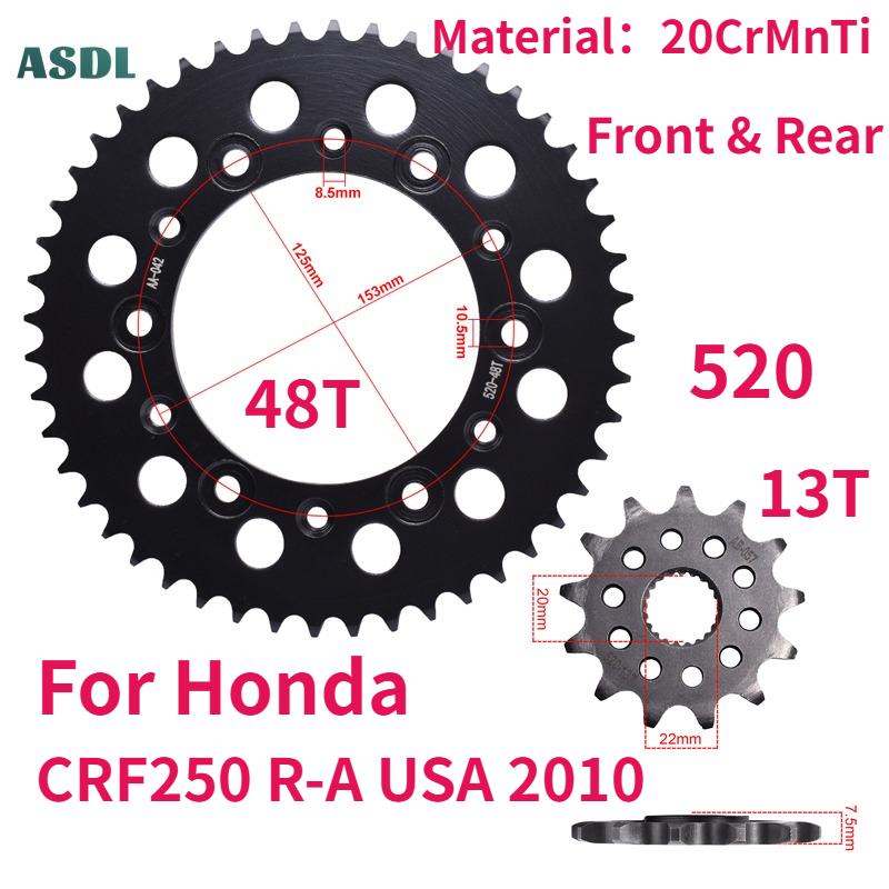 Motorcycle Gear Usa - 520 Zincir 48T 13T Dişli Motosiklet