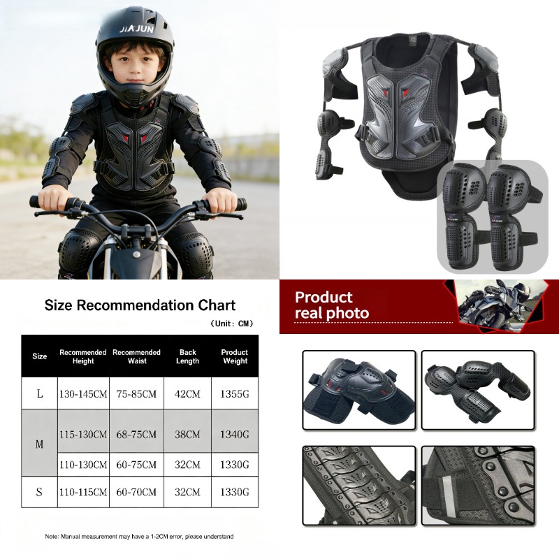Motorcycle Gear Vest - Yeni Çocuk Motosiklet Vücut Zırhı Yeleği