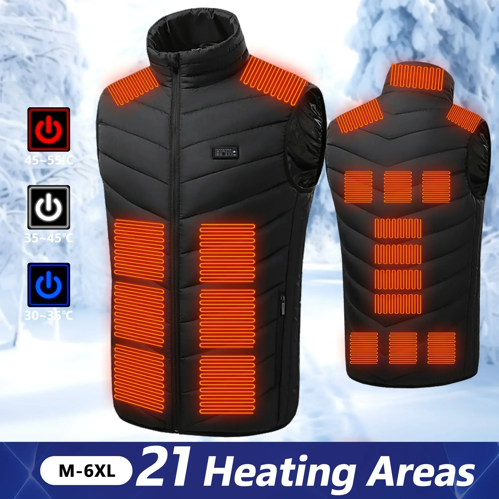 Motorcycle Gear Vest - 21 Isıtmalı Yelek Elektrikli Isıtmalı Ceketler