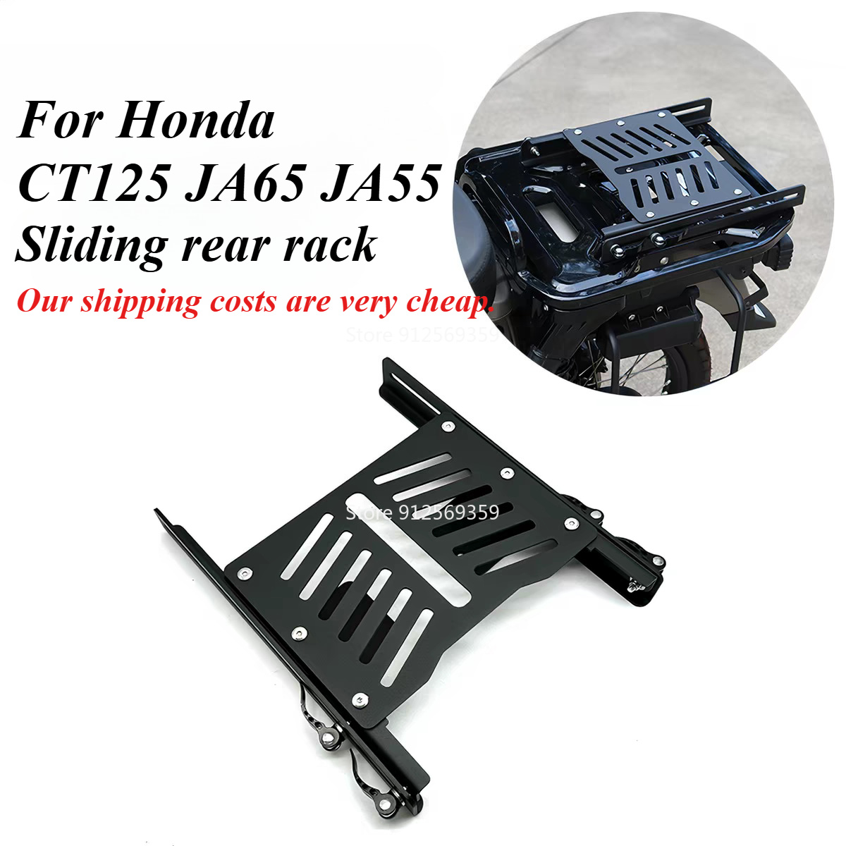 Motorcycle Gear Rack - Honda CT125 JA65 JA55 Motosiklet Sürgülü