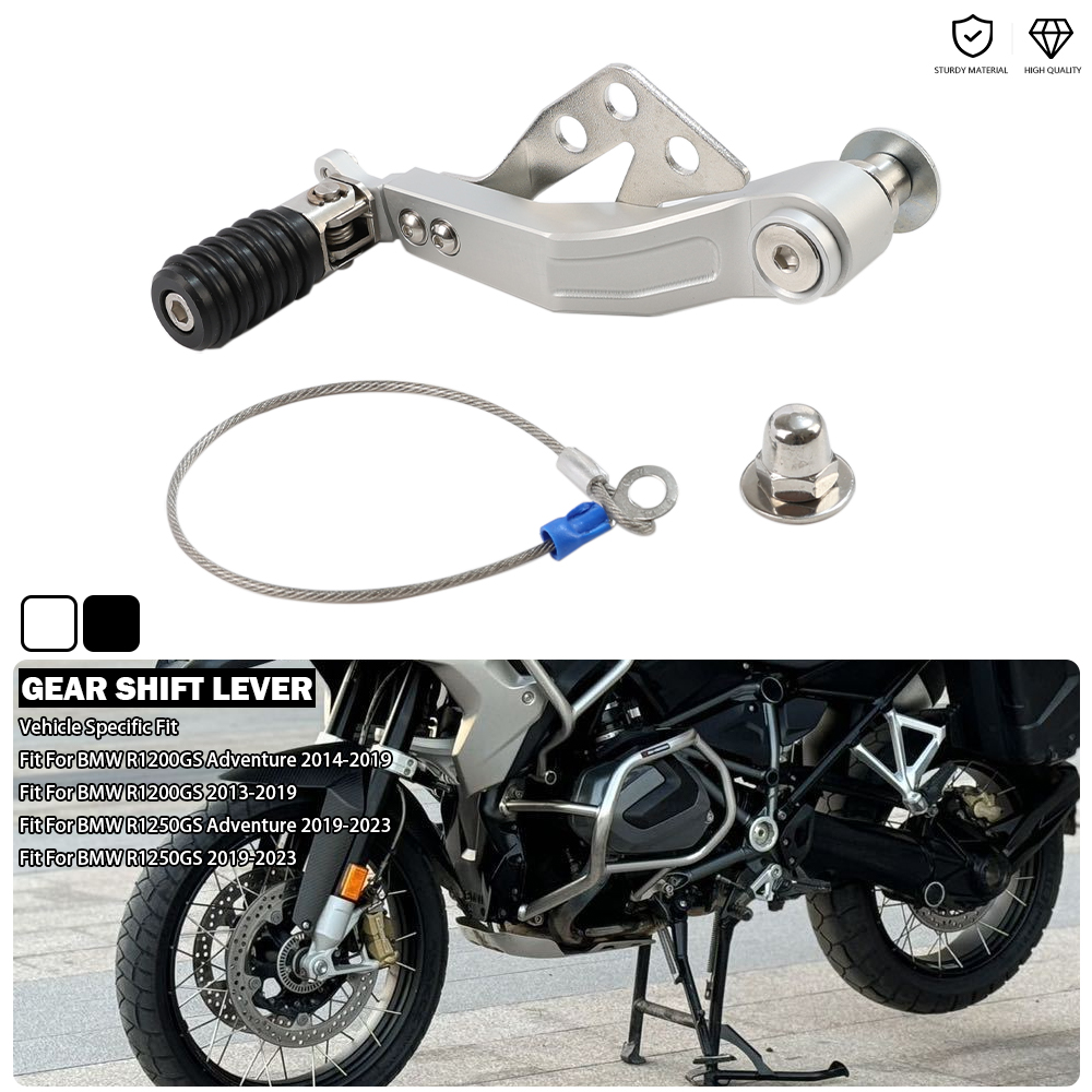 Motorcycle Gear Adventure - Motosiklet Ayarlanabilir Vites Kolu - Siyah