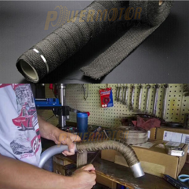 Enduro motosiklet susturucu eg - Exhaust Wrap Titanium incelemesi ve fiyatı