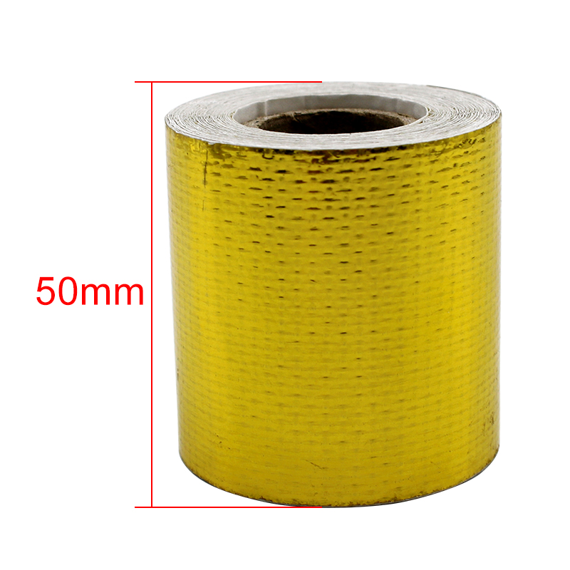 1m 5m 10m altın araba motosikl - Exhaust Wrap Titanium incelemesi ve fiyatı