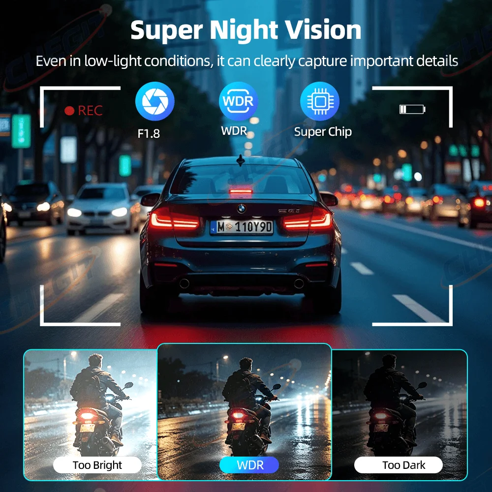 IP66 Su Geçirmez Motosiklet Vi - Motorcycle Gear Video incelemesi ve fiyatı