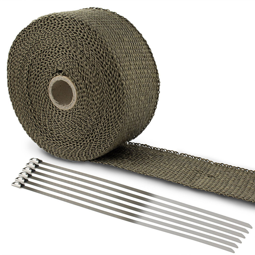6 Adet Premium Titanyum Egzoz  - Exhaust Wrap Titanium incelemesi ve fiyatı