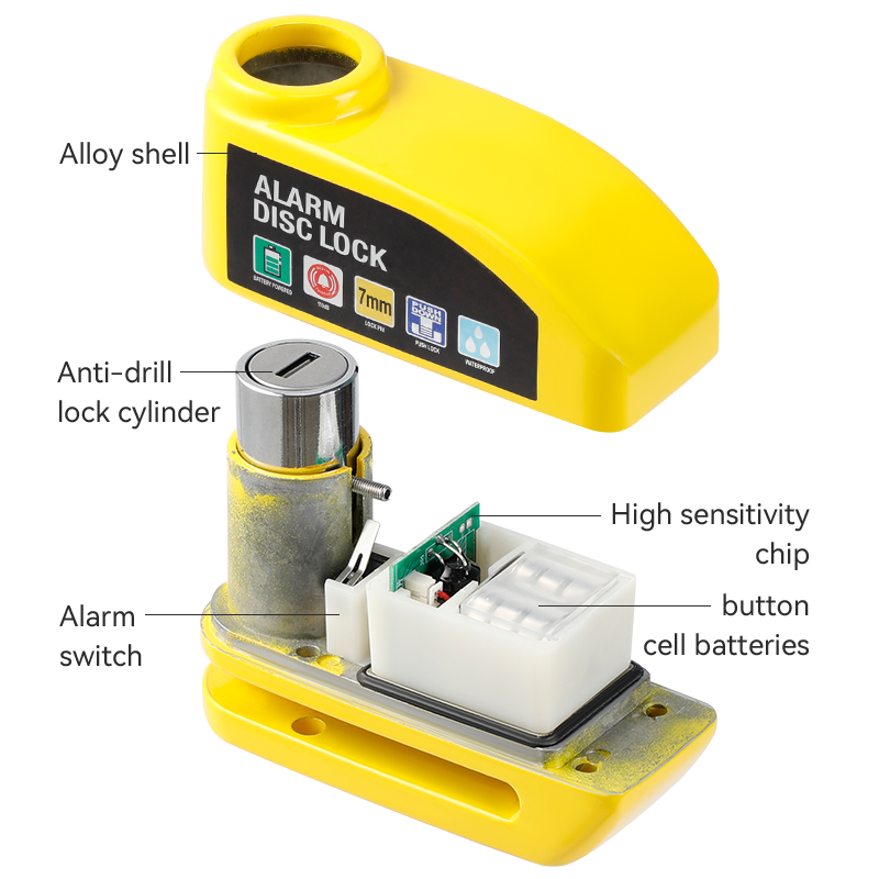 Motosiklet Alarm Kilidi Tekerl - Disc Lock Brake incelemesi ve fiyatı