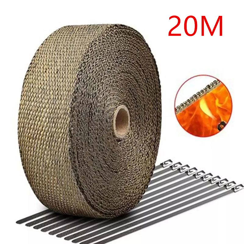 YENİ*5M Titanyum/Siyah Egzoz I - Exhaust Wrap Titanium incelemesi ve fiyatı
