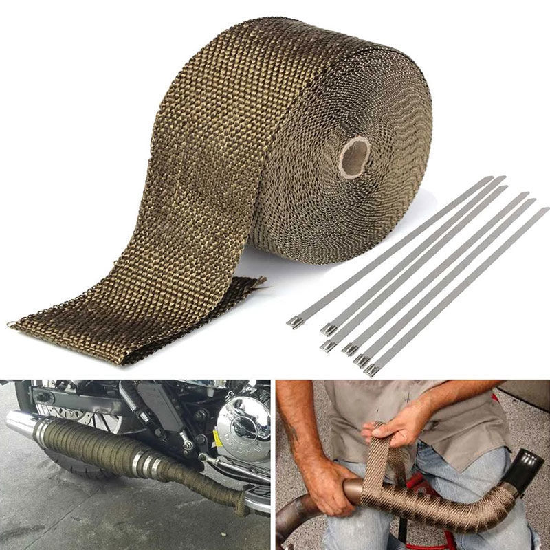 YENİ*5M Titanyum/Siyah Egzoz I - Exhaust Wrap Titanium incelemesi ve fiyatı