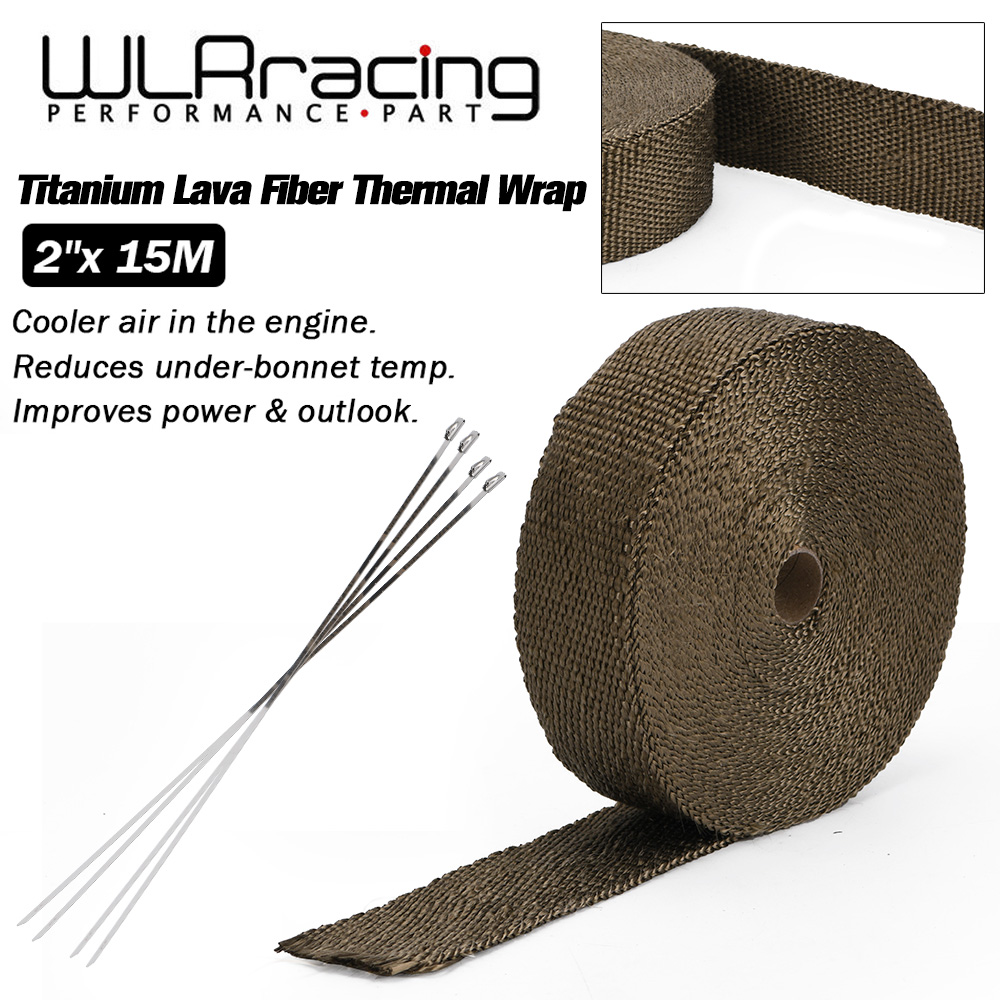 WLR RACING - 15M Premium Egzoz - Exhaust Wrap Titanium incelemesi ve fiyatı