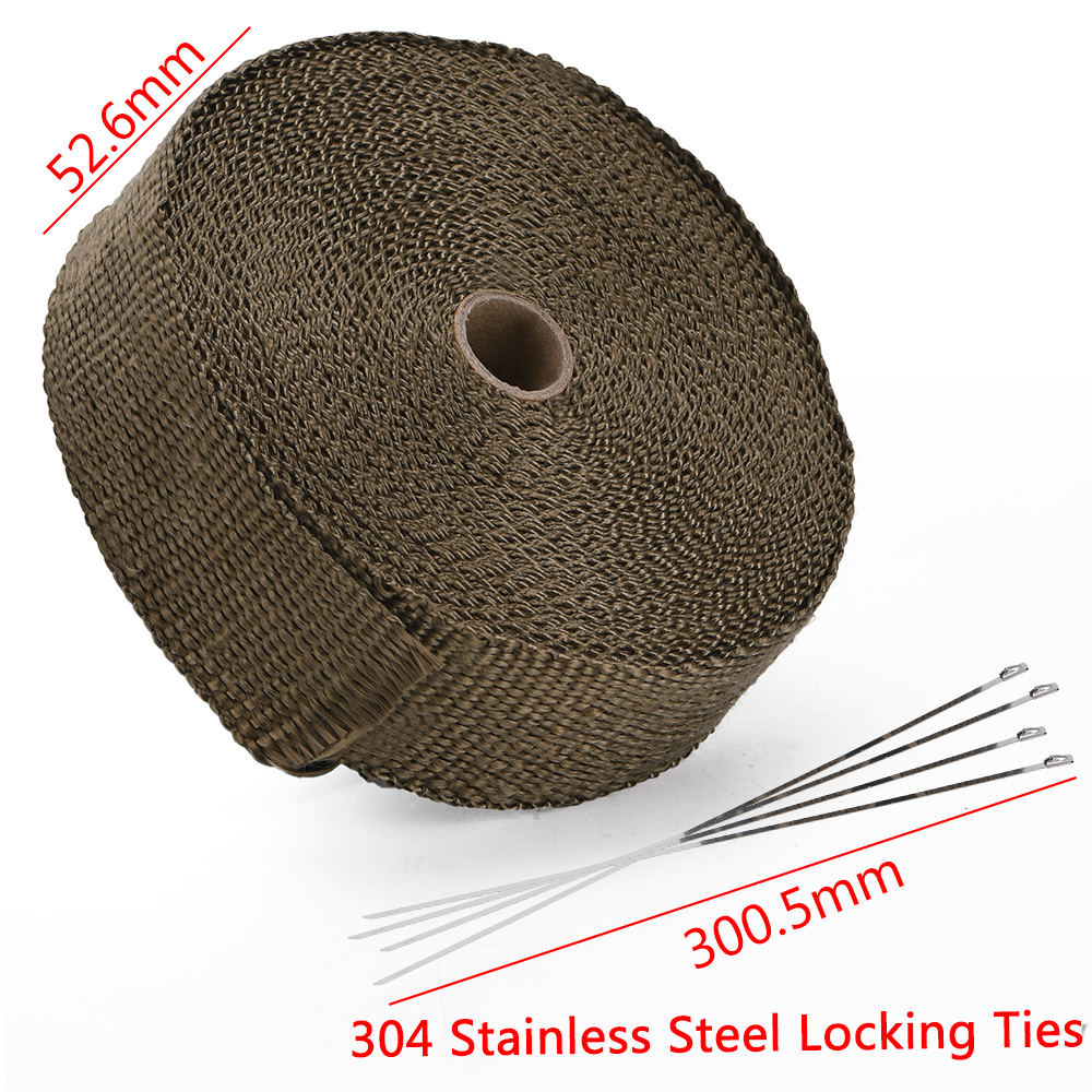 WLR RACING - 15M Premium Egzoz - Exhaust Wrap Titanium incelemesi ve fiyatı