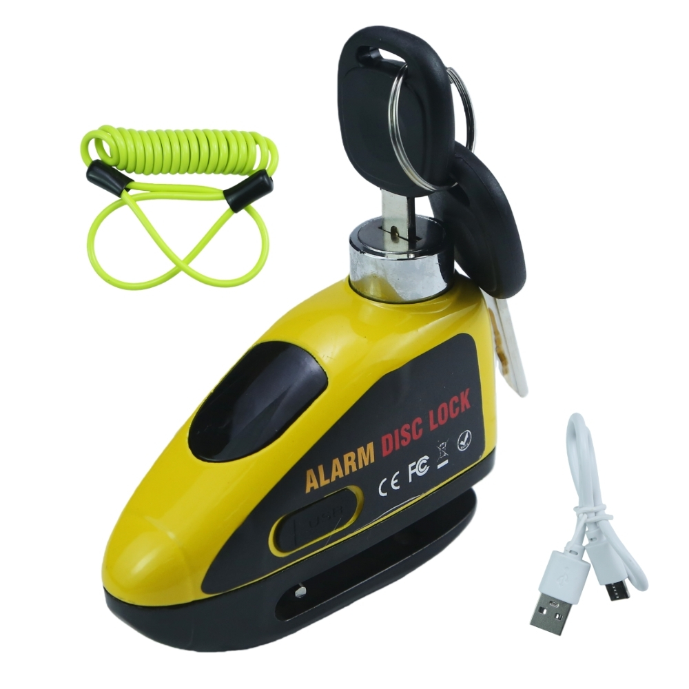 Şarj edilebilir 140dB motosikl - Disc Lock Brake incelemesi ve fiyatı